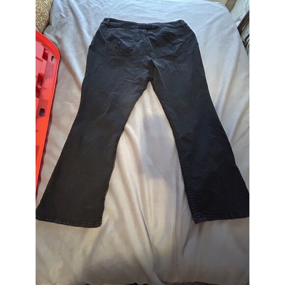 Riders by Lee Women's Size 20WP Black Midrise Bootcut Jeans Denim Pants - Picture 2 of 8